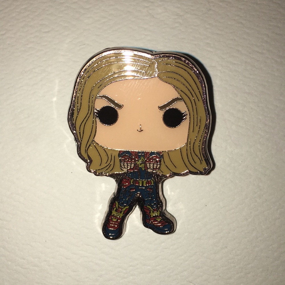 Captain Marvel Box Lunch Pin